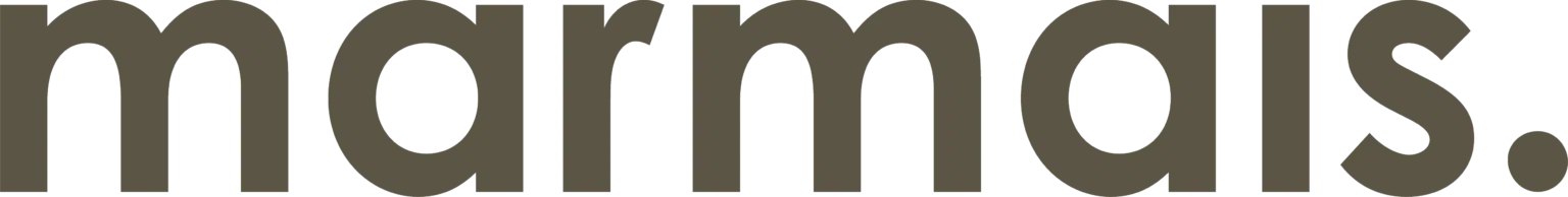Marmais Candle Logo - Dark Green