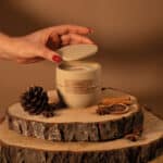 'Gingerbread Latte' Handmade Candle With Lid