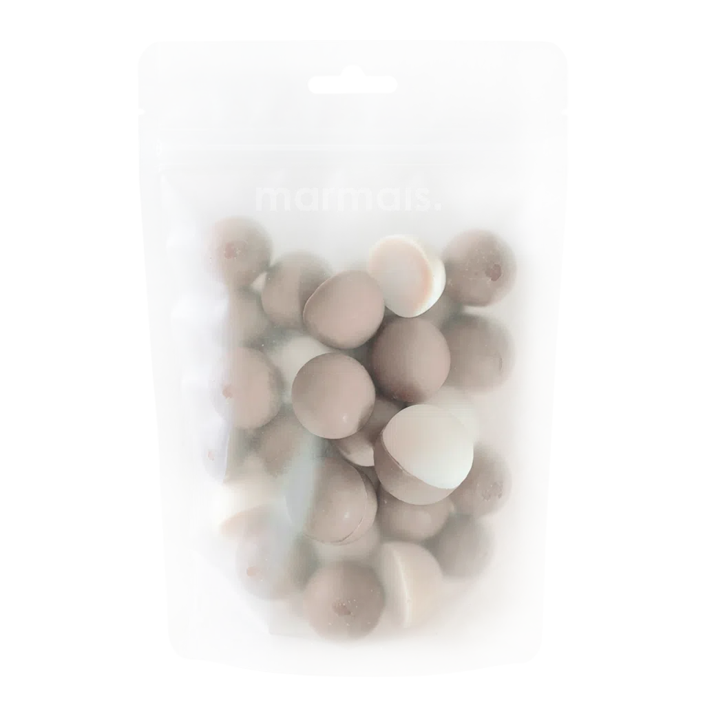 White Musk & Maple 100g wax melts pouch made with rapeseed and coconut wax